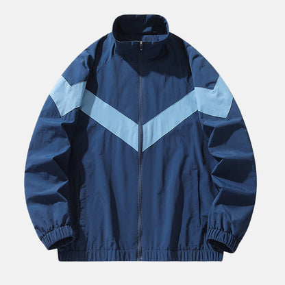 Mænds Træningsjakke med V-Stripe Design 3