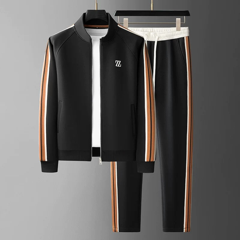 Mænds Træningssæt Sporty Design Med Skræddersyet Pasform 7