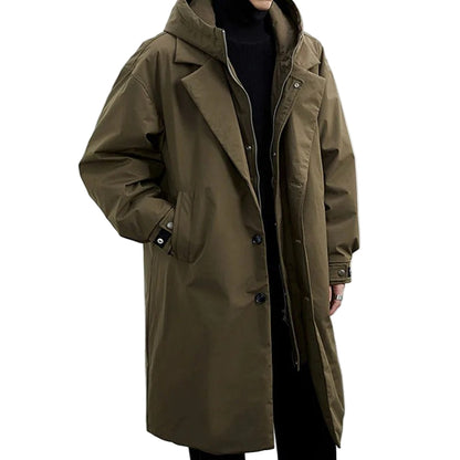 Mænds Trench Coat Puffer Design 0