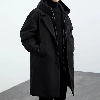 Mænds Trench Coat Puffer Design 3