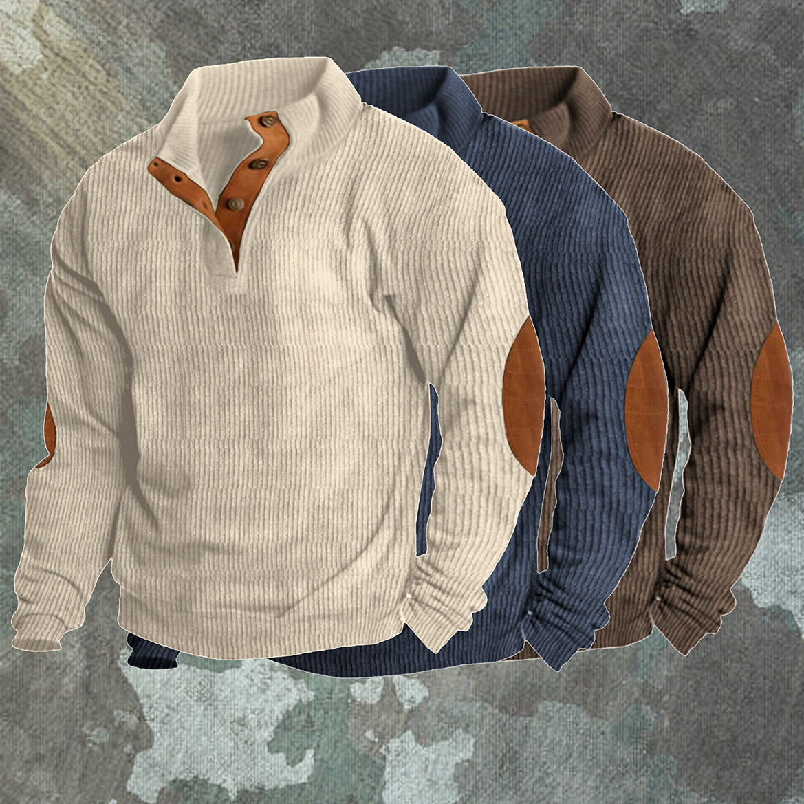 Mænds Udendørs Sweater Med Komfortabel Design 7