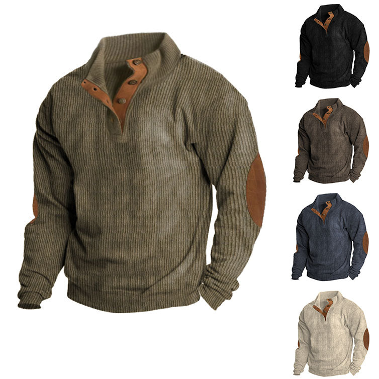 Mænds Udendørs Sweater Med Komfortabel Design 8