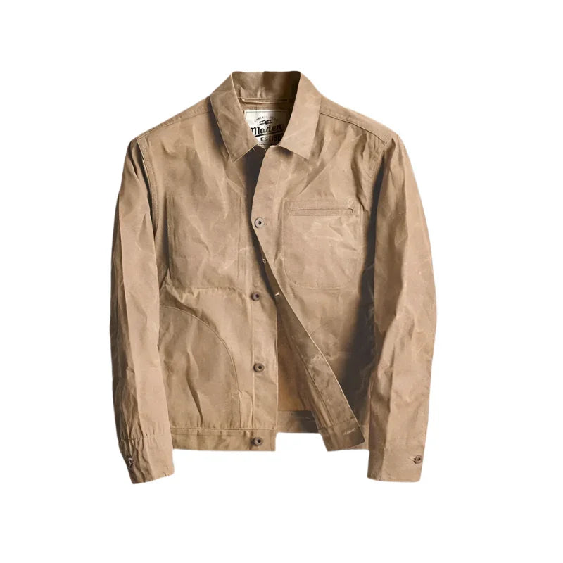 Mænds Vintage Denimjakke Casual Stil 0