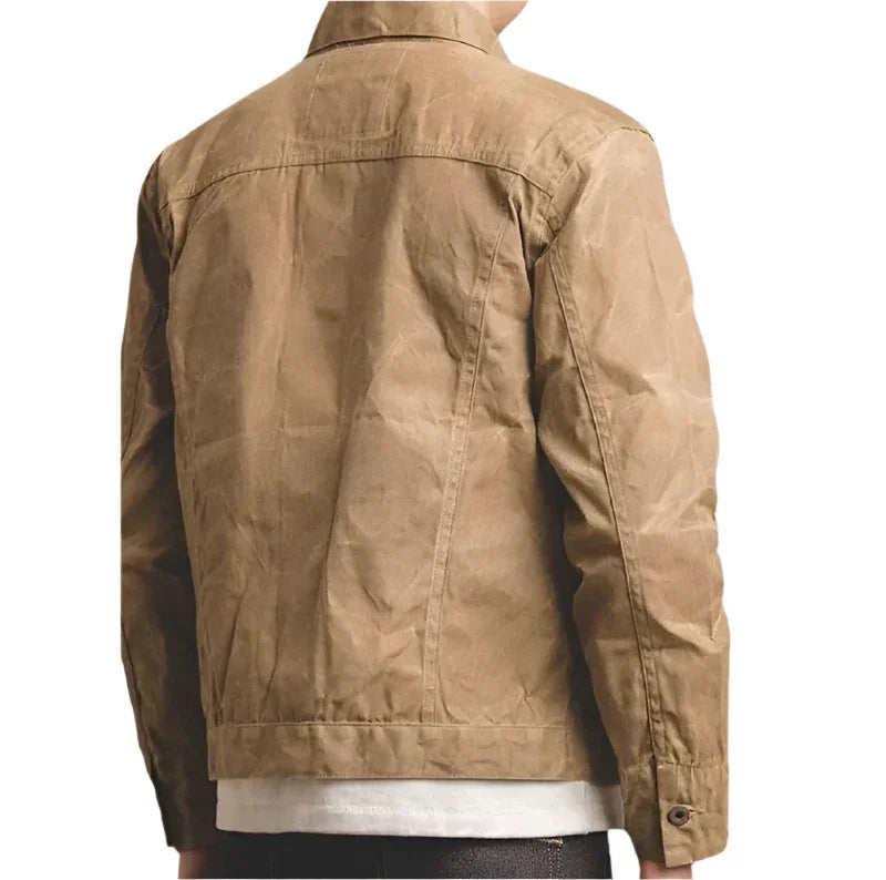 Mænds Vintage Denimjakke Casual Stil 4
