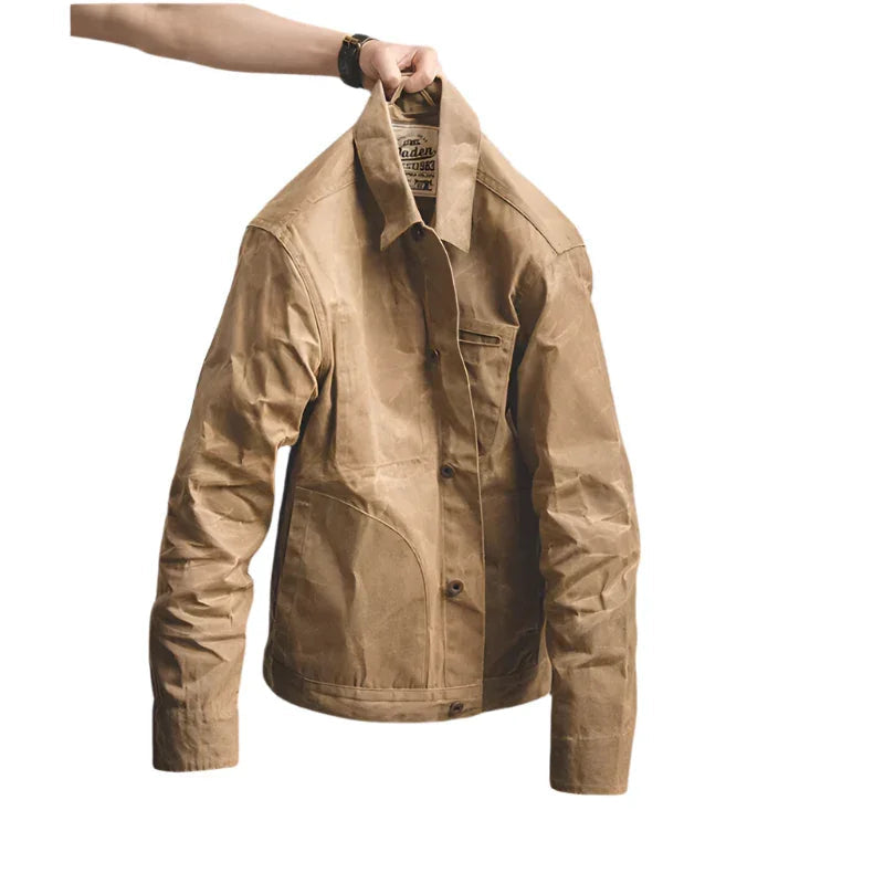 Mænds Vintage Denimjakke Casual Stil 6