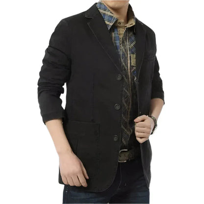 Mænds Vintage Jakke Casual Stil 6