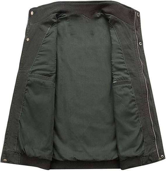 Mænds Vintage Vest med Flere Lommer 1