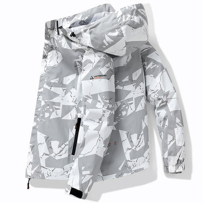 Mænds Vinter Skijakke Sporty Stil 3