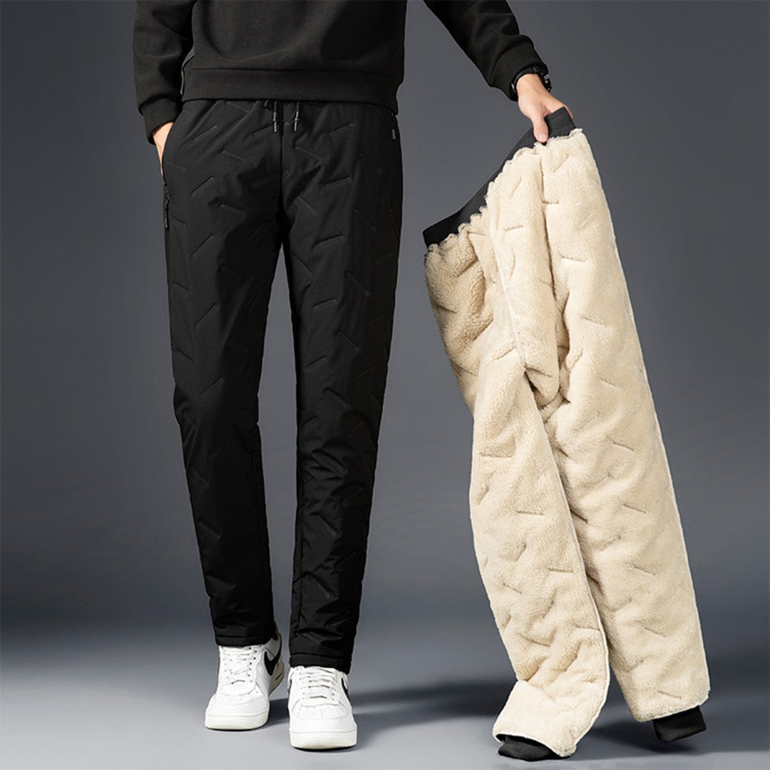 Mænds Vinterbukser Med Snøre Slim Fit 1