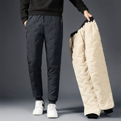 Mænds Vinterbukser Med Snøre Slim Fit 4