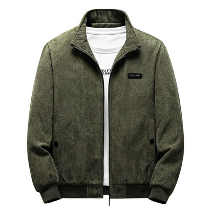 Mænds Vinterjakke Retro Stil Med Blød Fodring 1