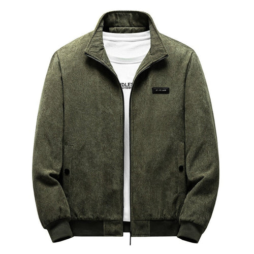 Mænds Vinterjakke Retro Stil Med Blød Fodring 1