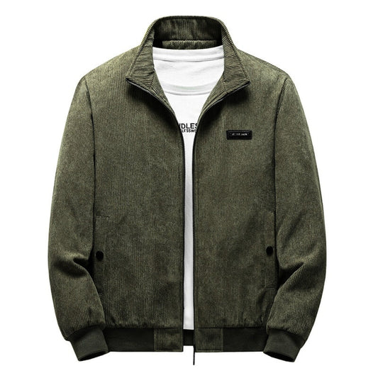 Mænds Vinterjakke Retro Stil Med Blød Fodring 1