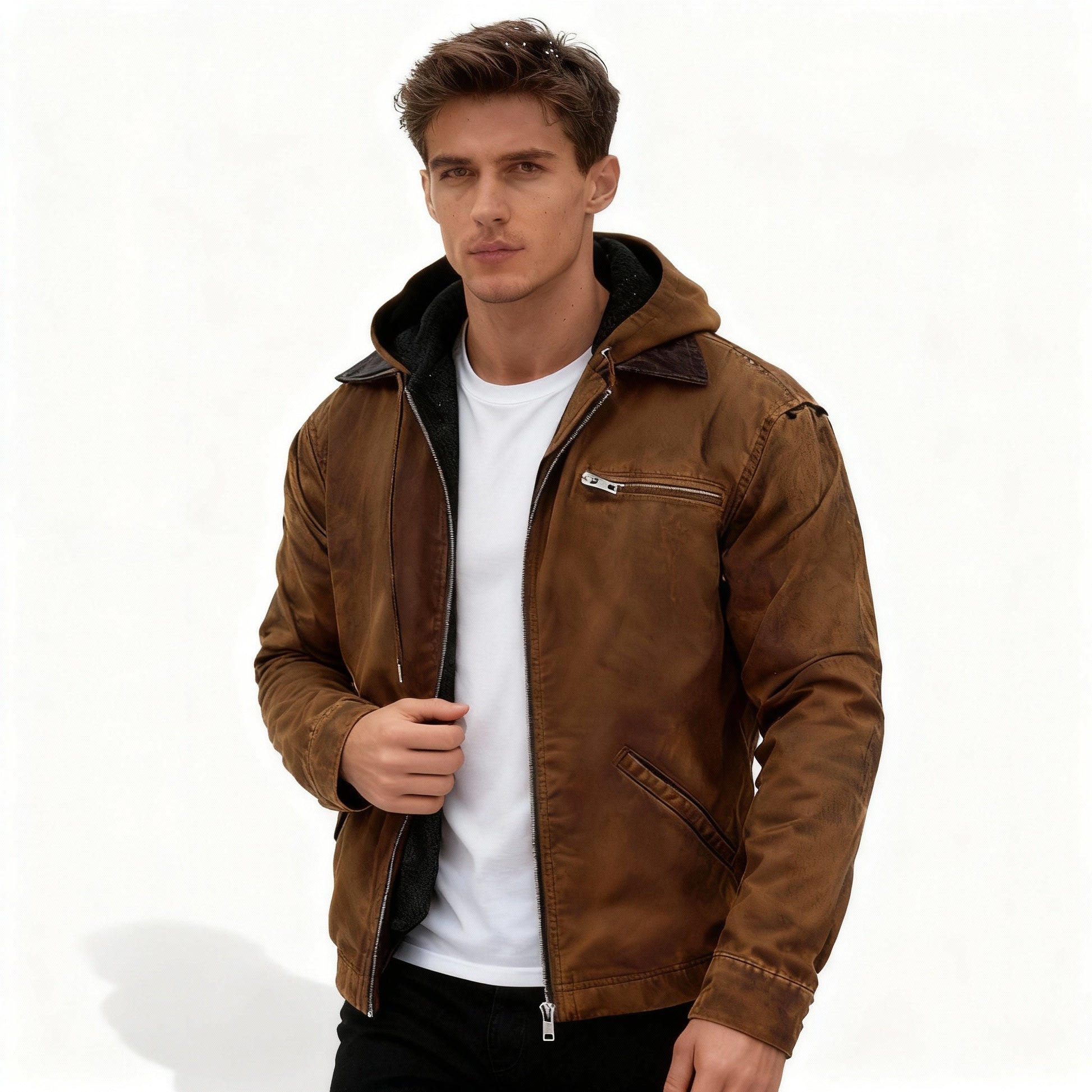 Mænds Vinterparka Moderne Design 3