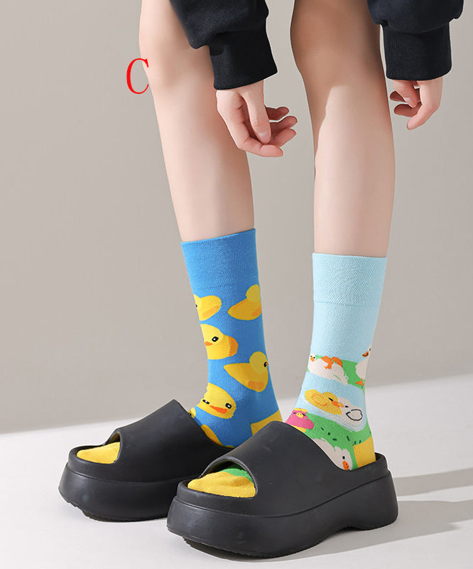 Mellemlæg Sokker Asymmetrisk Design 2