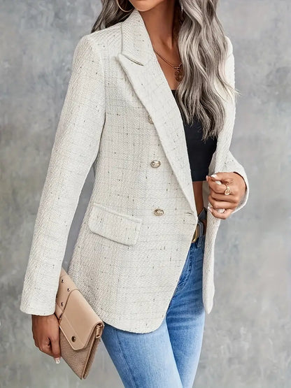 Variant image for Kvinders Blazer Elegant Tweed Let Materiale-1