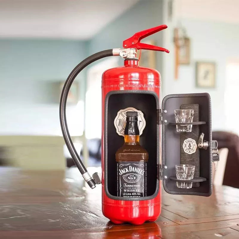 Minibar skjult i brandslukker 3