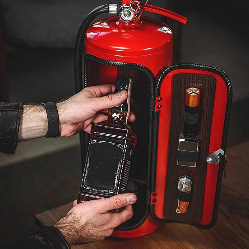 Minibar skjult i brandslukker 5