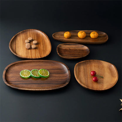 Minimalist Serveringsbakke Med Organisk Design 1