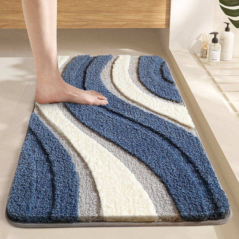 Moderne Bademåtte med Bølge Design 1