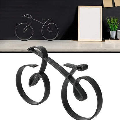 Moderne Metal Cykelskulptur Abstrakt Design 4