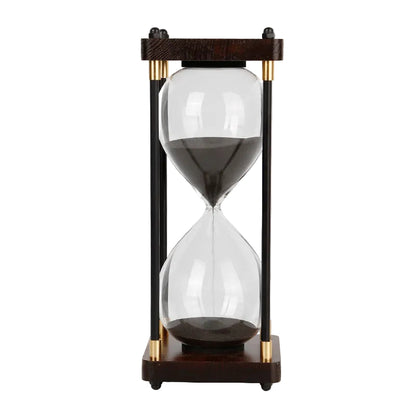 Moderne Timeglas i Træ og Metal 0