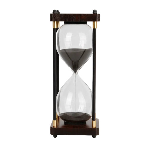Moderne Timeglas i Træ og Metal 0