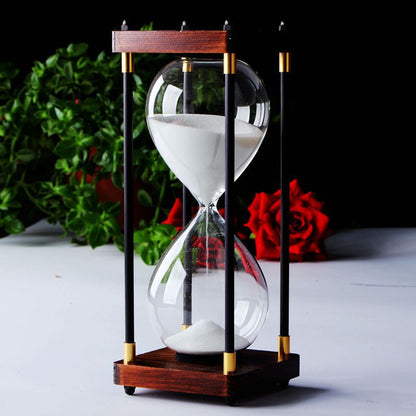 Moderne Timeglas i Træ og Metal 5