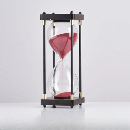 Moderne Timeglas i Træ og Metal 6