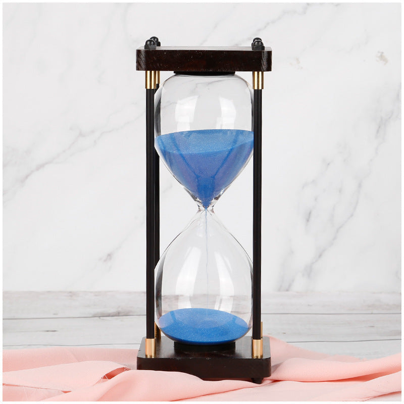 Moderne Timeglas i Træ og Metal 7