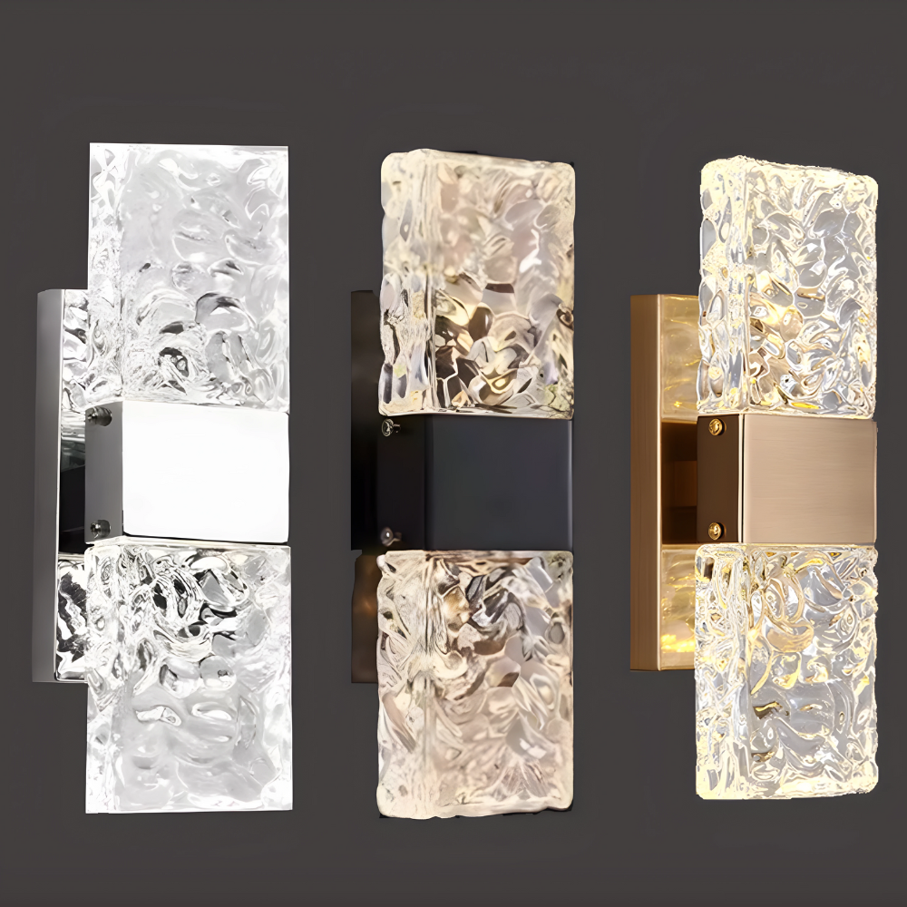 Moderne Væglampe LED med Krystal Design til Stue Indretning 1