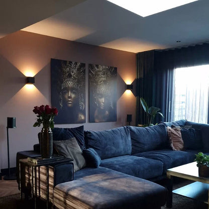 Moderne Væglampe med Bevægelsessensor Kubedesign 2