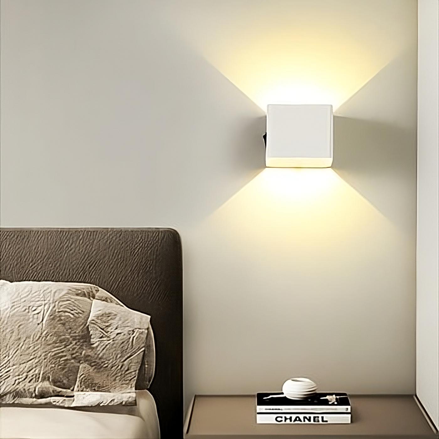 Moderne Væglampe med Bevægelsessensor Kubedesign 9