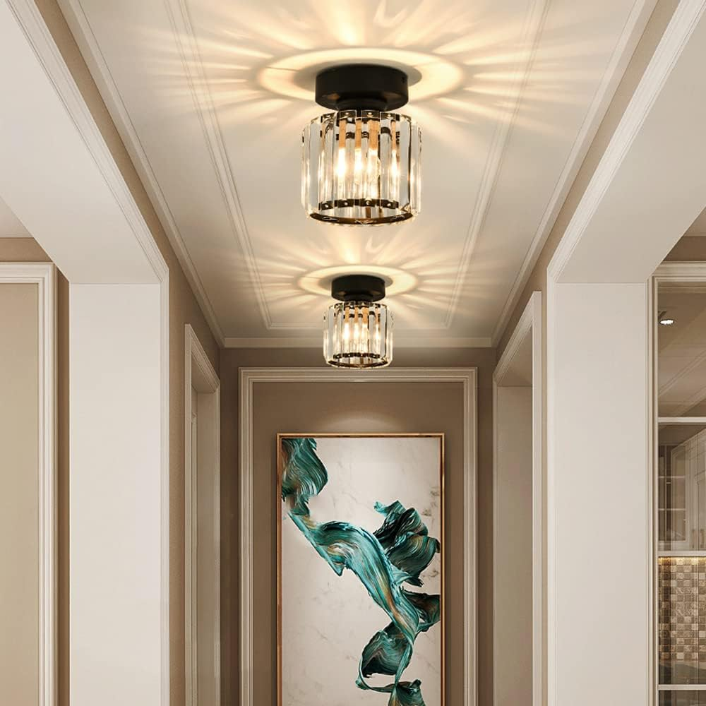 Moderne loftslampe med krystaldetaljer 7