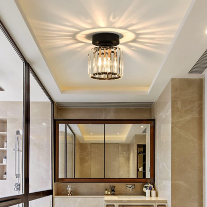 Moderne loftslampe med krystaldetaljer 8