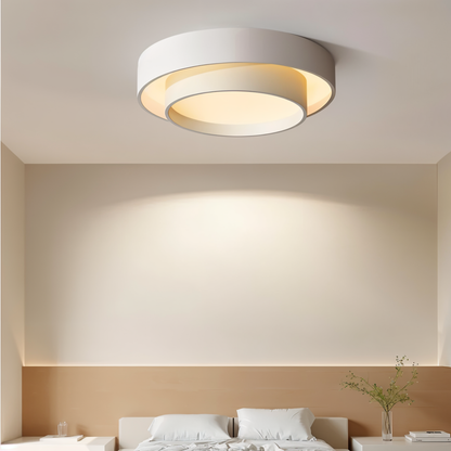 Moderne ringformet LED-loftlampe til soveværelse og stue 2