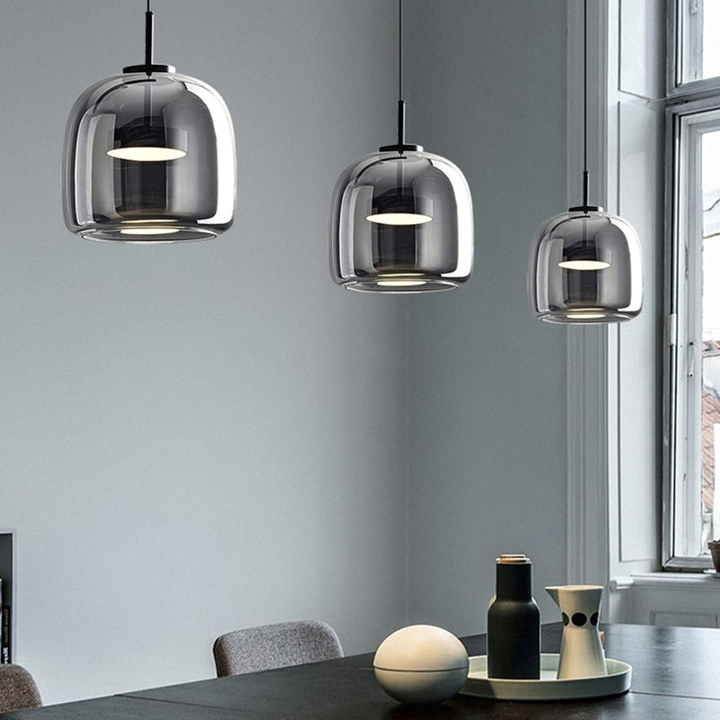 Pendel i Retro Design med Gyldne Detaljer 5
