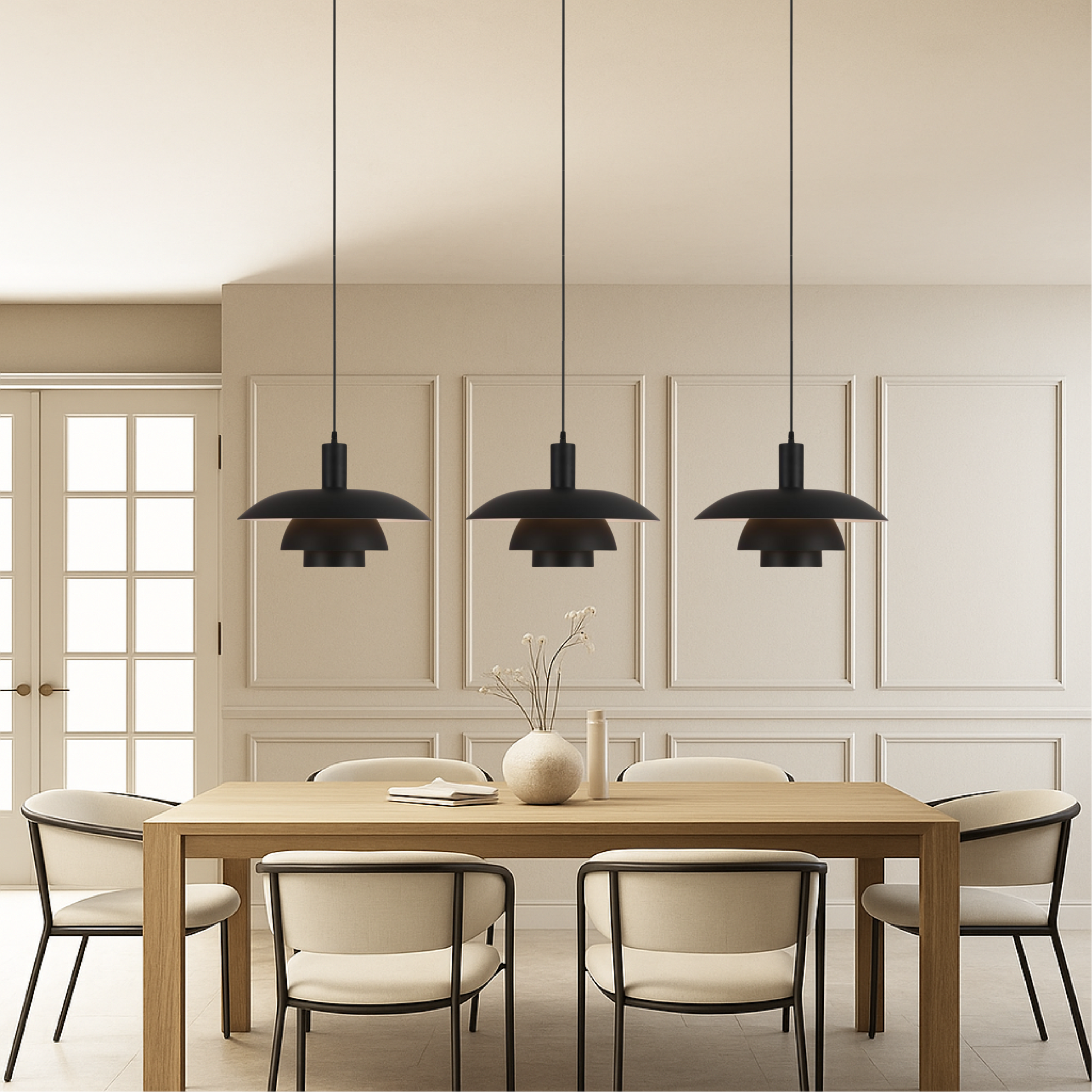 Pendellampe Dansk Stil Minimalistisk Design til Moderne Hjem 4