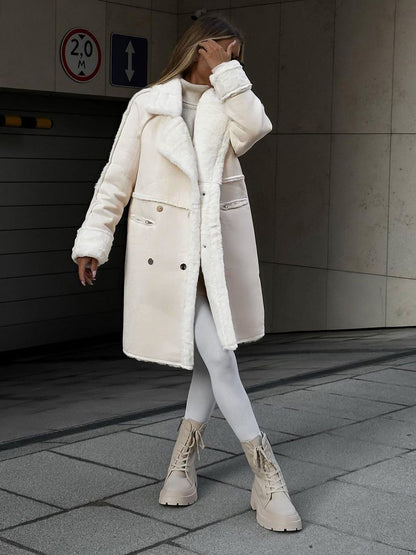 Plus Size Long Coat Classic Style 4