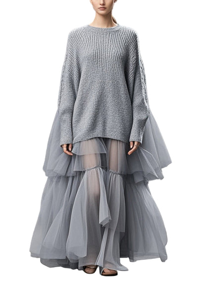 Plus Size Sweater Dress Oversized Style 0