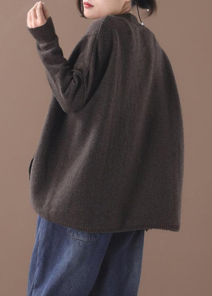 Plus Size Vintage Top med Asymmetrisk Design 2