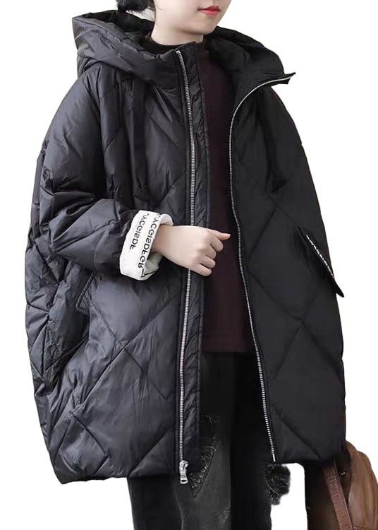 Plus Size Women's Long Puffer Jacket Modern Style 0
