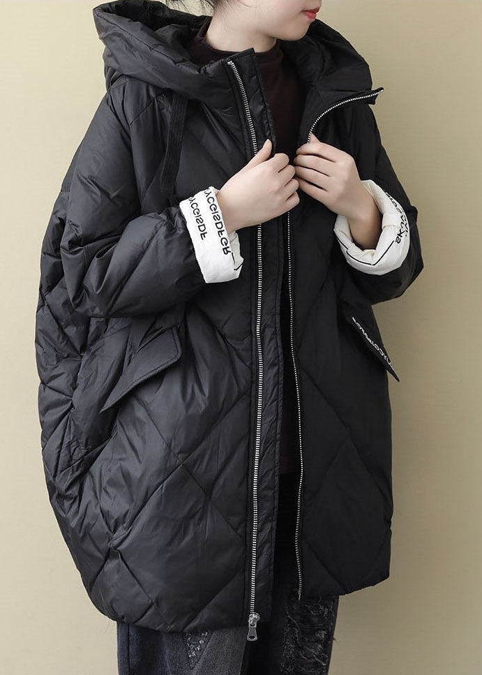 Plus Size Women's Long Puffer Jacket Modern Style 2