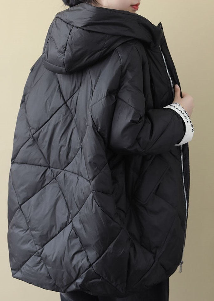 Plus Size Women's Long Puffer Jacket Modern Style 4