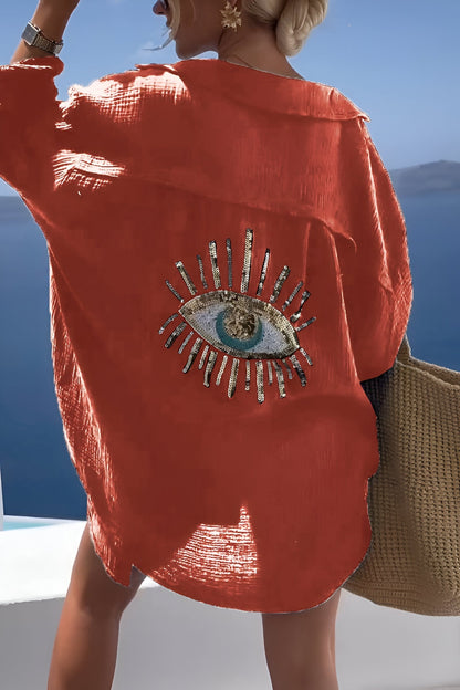 Polo Shirt Mænd Button Down med Perlemønster 7