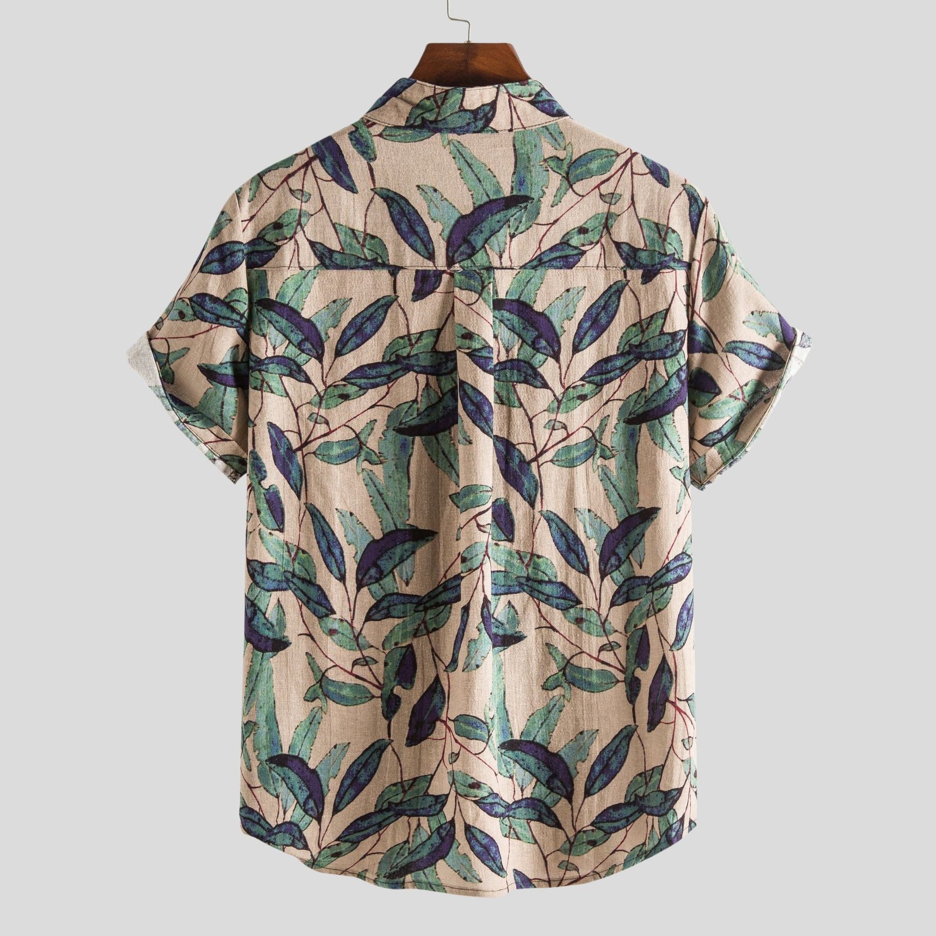 Polo Shirt Mænd Livligt Print Bomuldsblanding 3