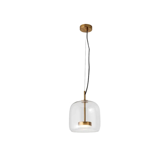 Retro Pendel Lampe med Glasdesign til Loftlamper 0