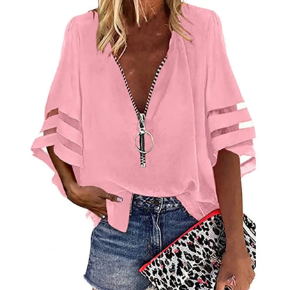 Chiffonbluse til kvinder