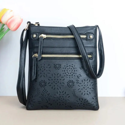 Kvinders Skuldertaske Retro Chic Kunstlæder 3