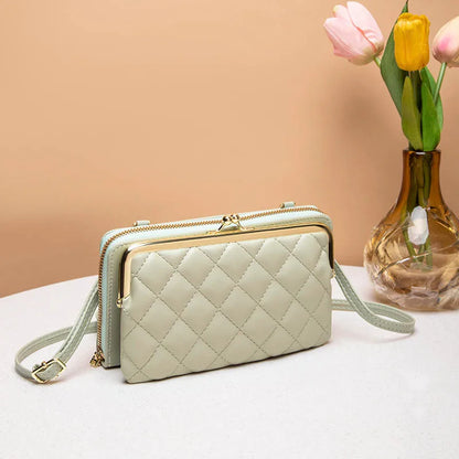 Dame Crossbody Taske Moderne Vegansk Læder 5